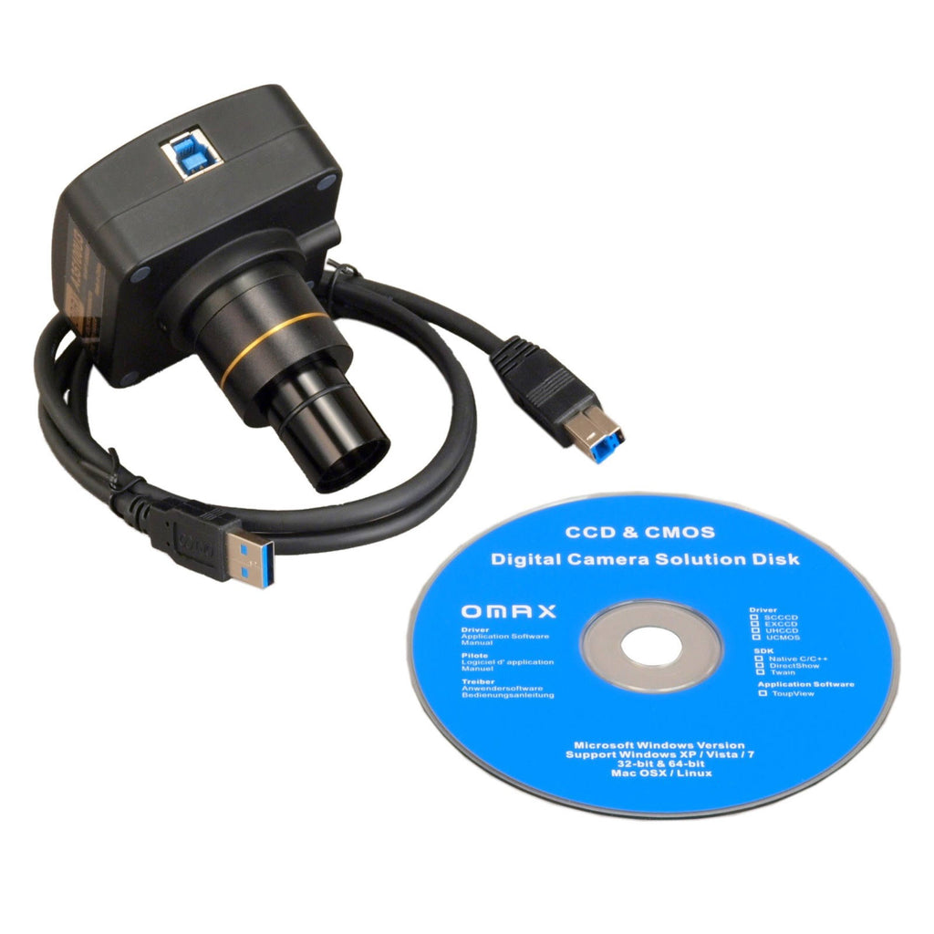 40X-2000X 5MP USB 3.0 Digital Compound Trinocular LED Biological Microscope F843410