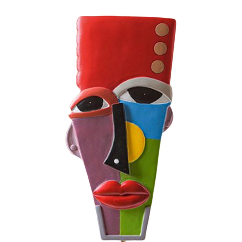 Modern Abstract Human Face Statue V1466