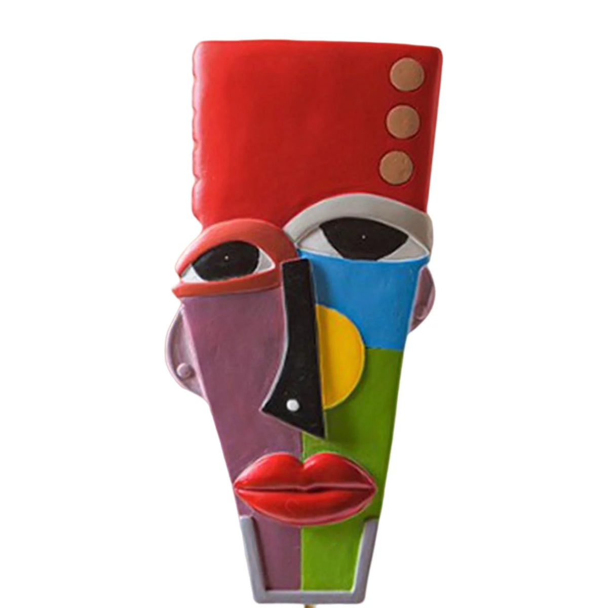 Modern Abstract Human Face Statue V1466