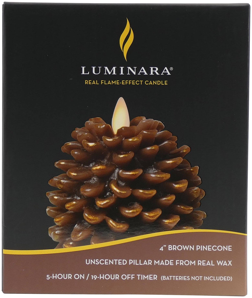 Flameless Pine Cone Candle L93687