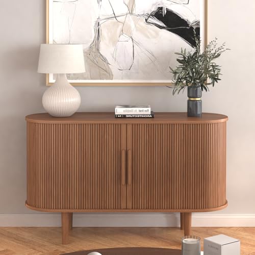 Black Corner Cabinet with Doors and Shelves V738