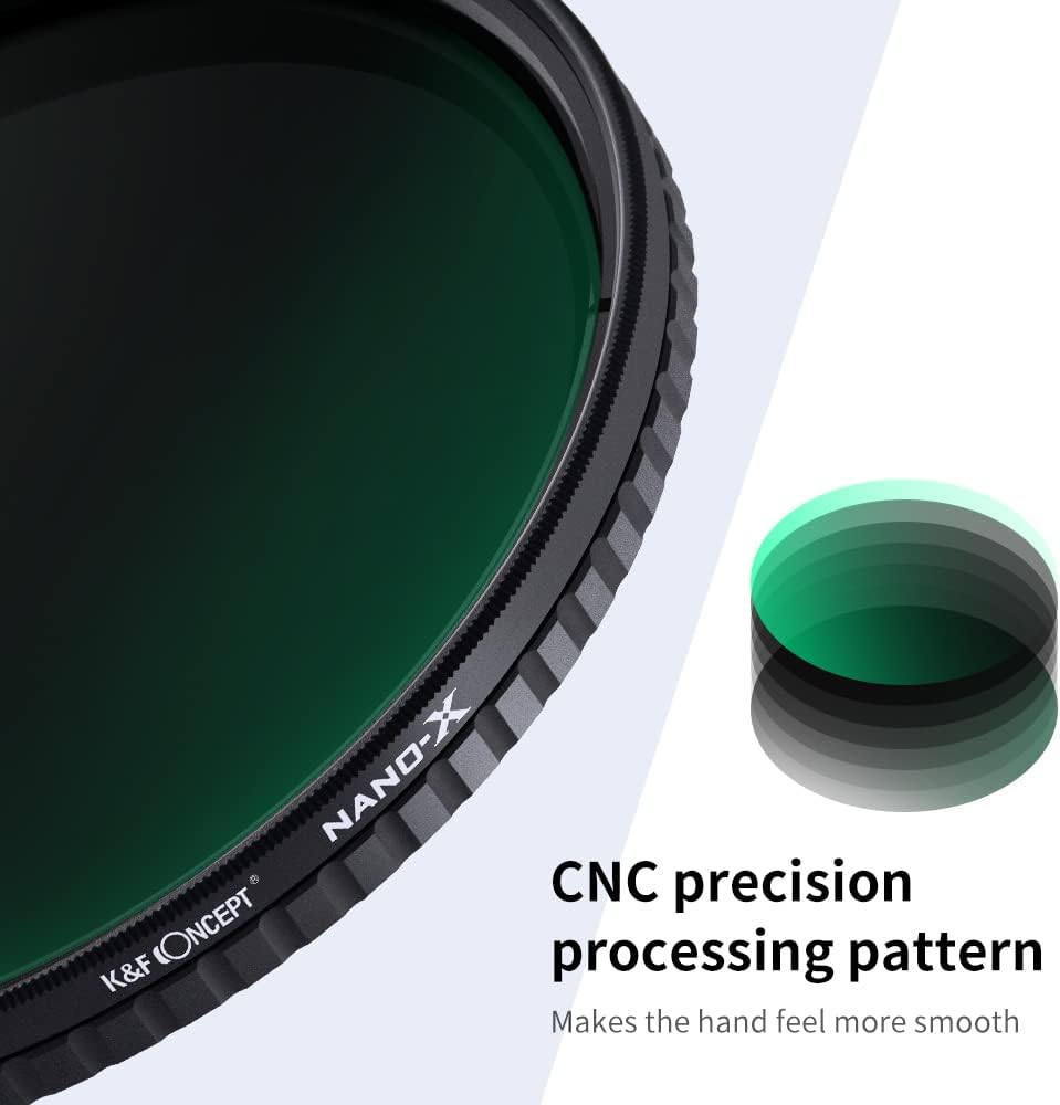 67mm Variable ND Filter ND32-ND512 5-9 Stops Neutral Density Lens Filter B256
