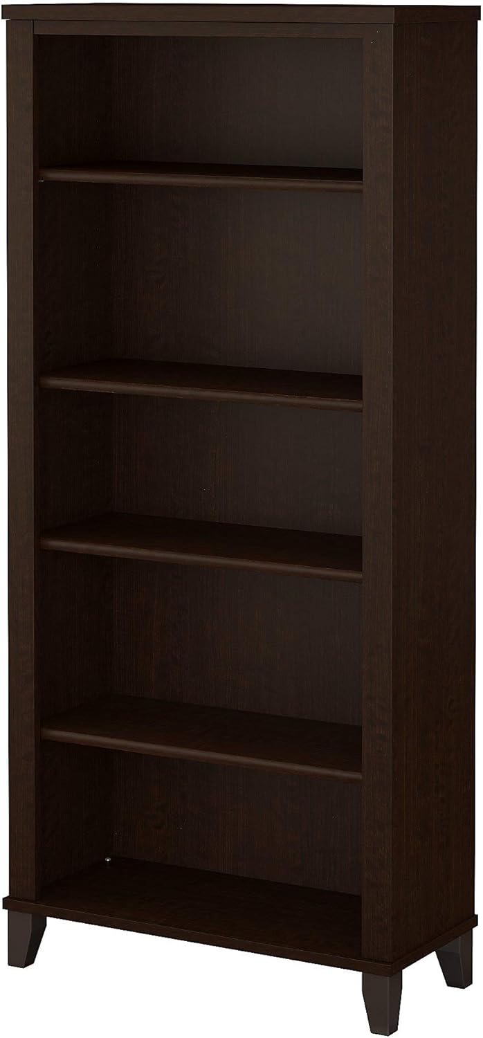 Ash Gray 5 Shelf Bookcase L43576