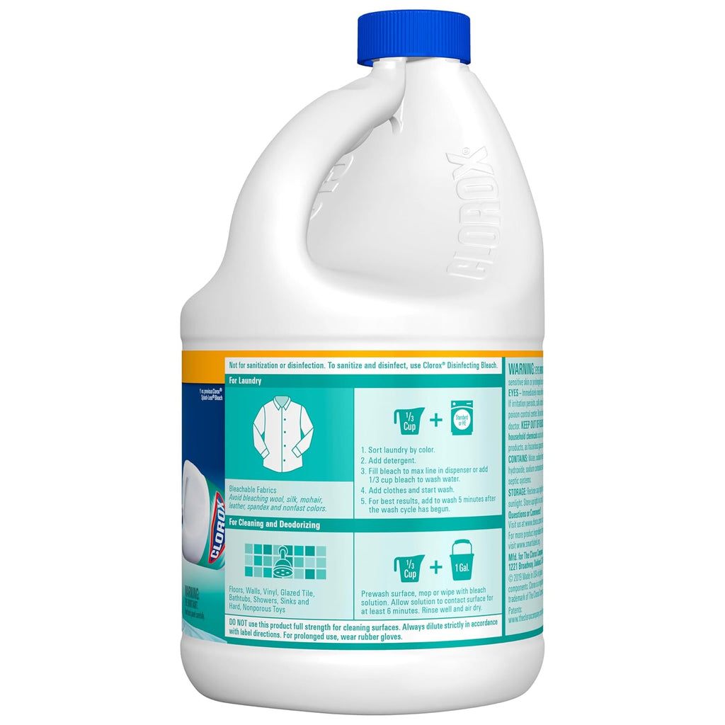 Concentrated Bleach, Clean Linen, 77 Ounce Bottle Z886