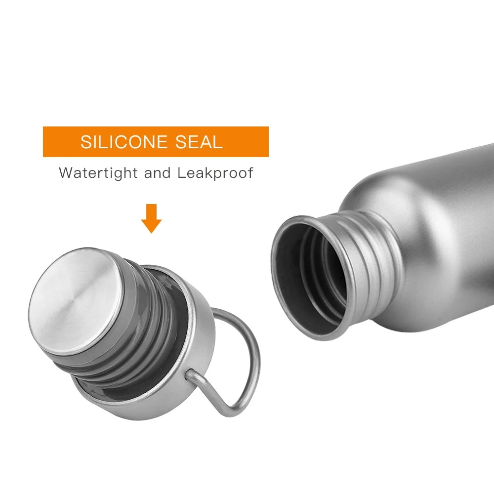 600ml Full Titanium Ultralight Outdoor Bottle Q693835