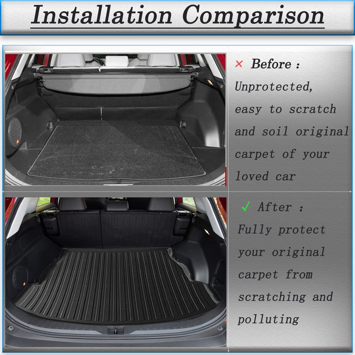 All-Weather 3D Waterproof TPO Cargo Liners A935