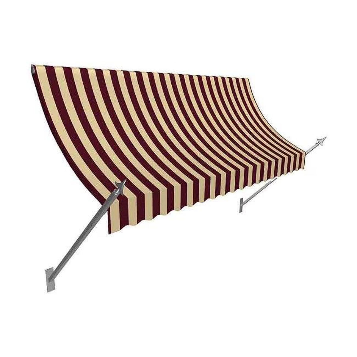 Burgundy & Tan Awning B402350
