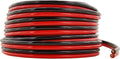 10 AWG 50 Feet Stranded Oxygen Free Copper Red/Black Bonded Zip Cord Cable H115