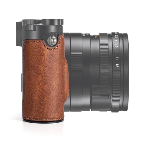 Genuine Leather Camera Case with Bottom Hole D33077