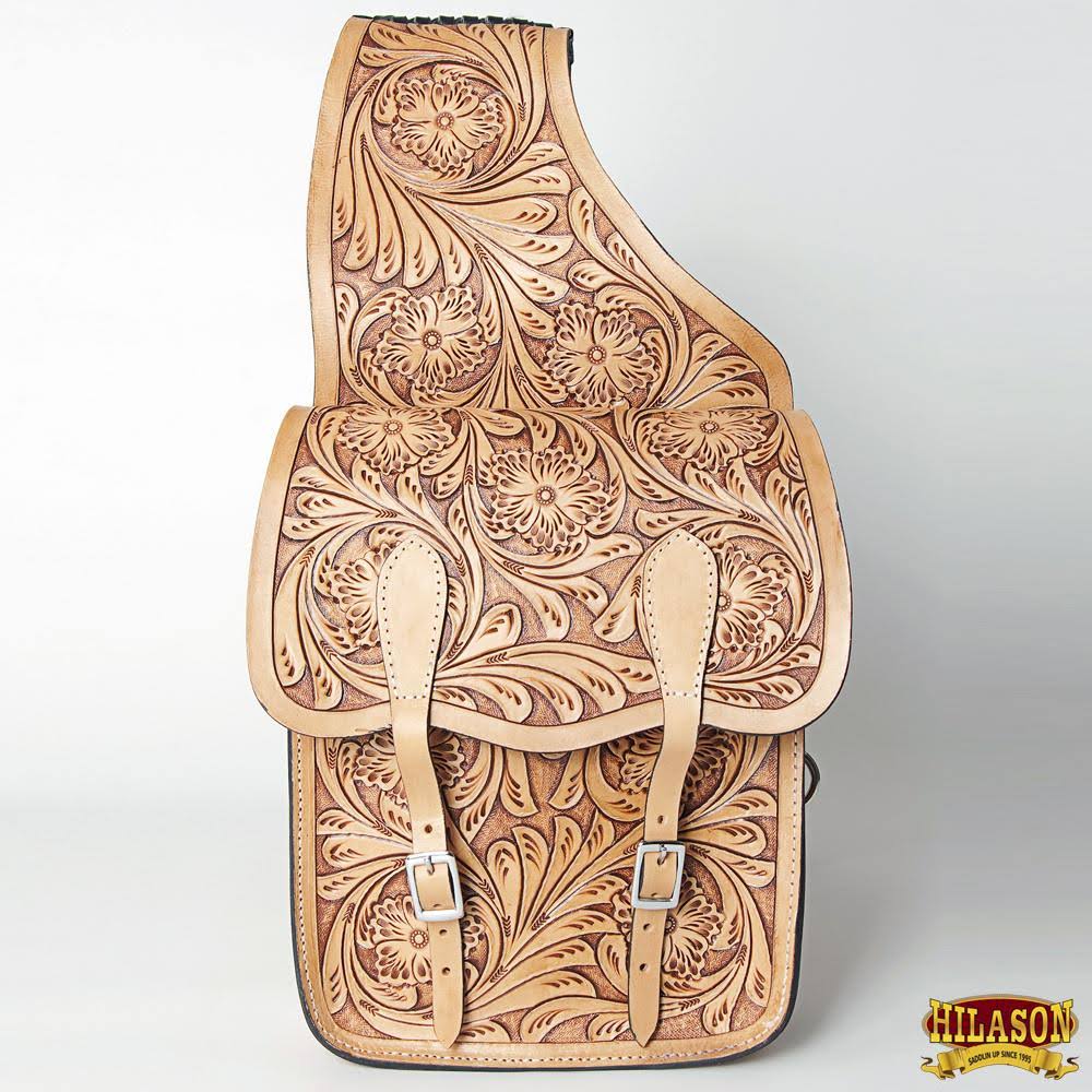 Tan Leather Horse Saddle Bag P615