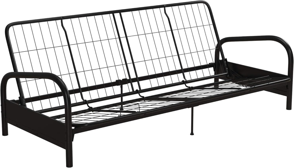 Black Metal Full Sized Futon Frame M63349