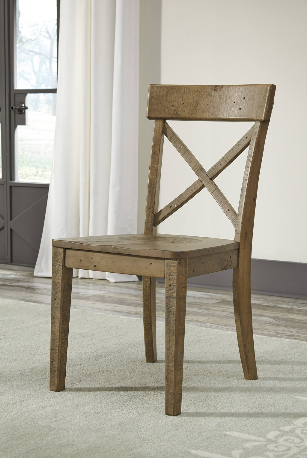 Brown Dining Side Chair Set of 2 E481821