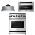 30 Gas Range, Range Hood, Microwave D814910