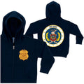 Navy Boys' Youth Zip-Up Hoodie X16310