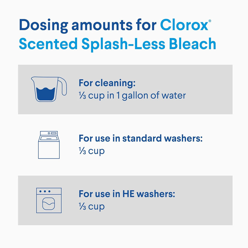 Concentrated Bleach, Clean Linen, 77 Ounce Bottle Z886