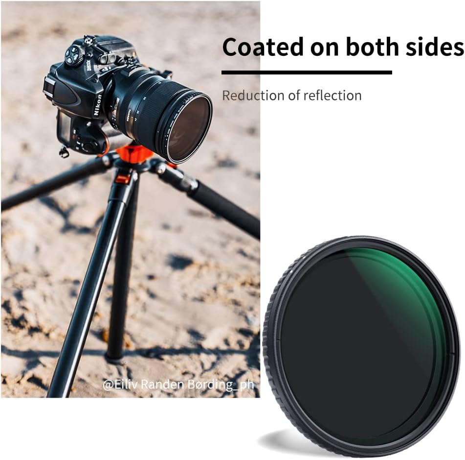 67mm Variable ND Filter ND32-ND512 5-9 Stops Neutral Density Lens Filter B256
