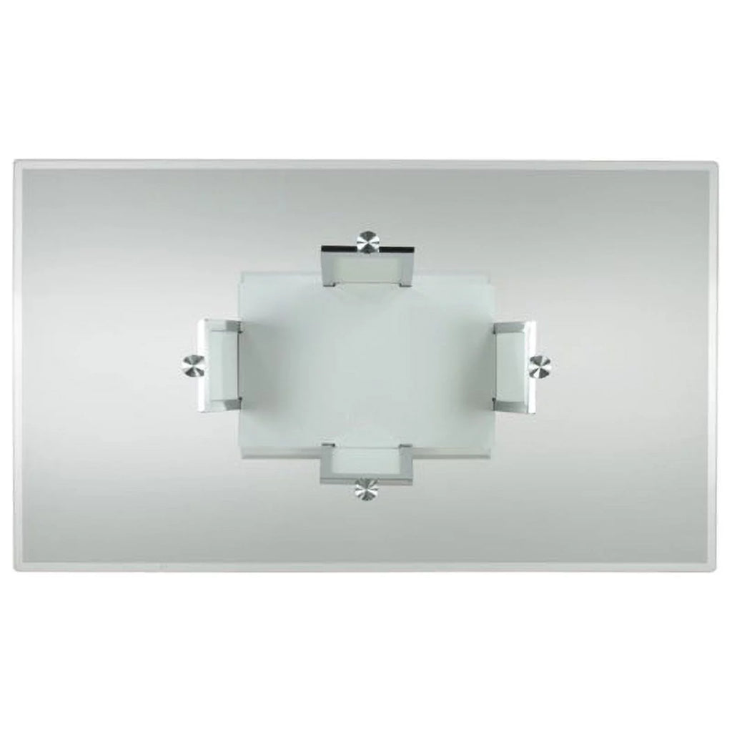 White Glass Top Dining Table C53095