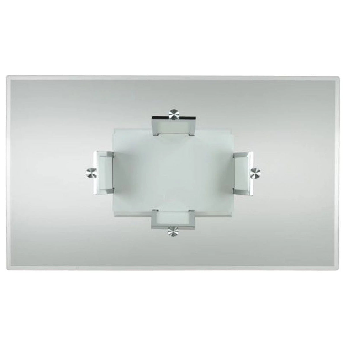 White Glass Top Dining Table C53095