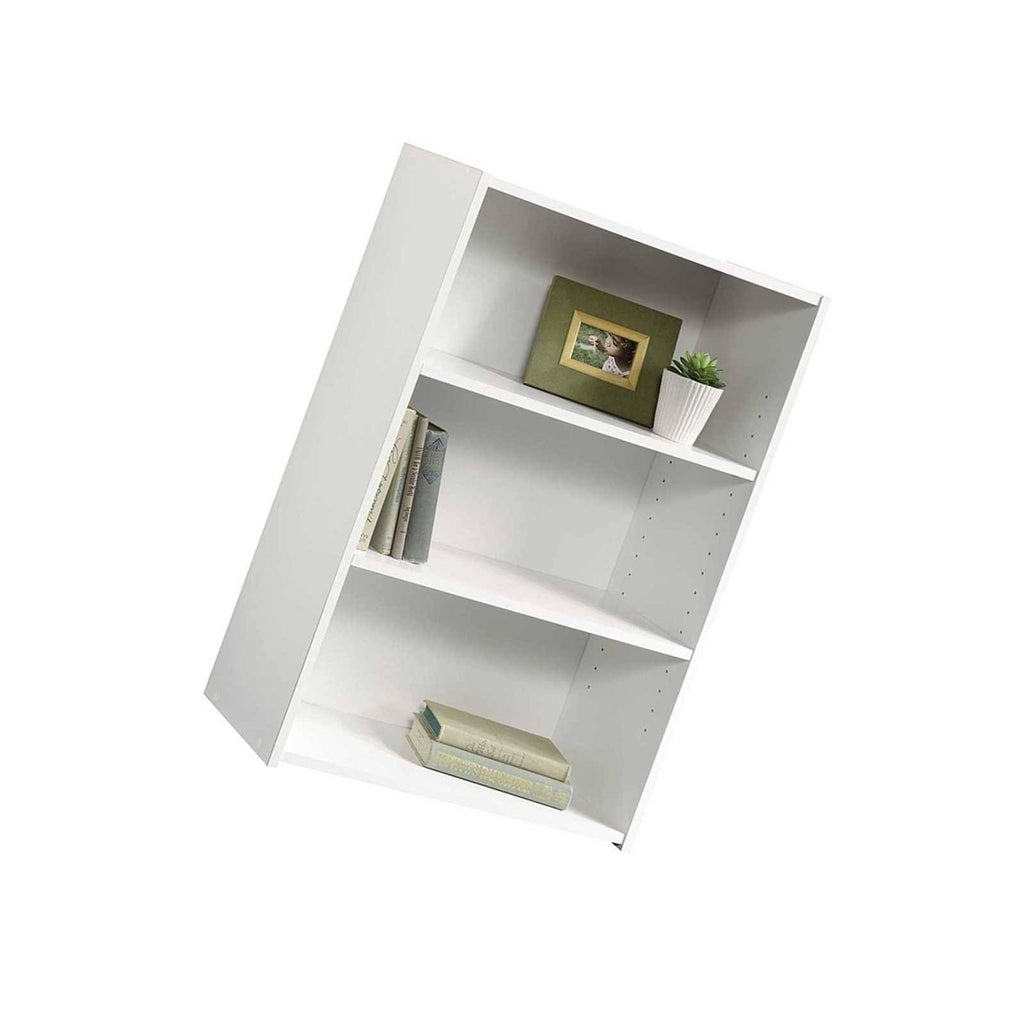 3-Shelf Bookcase, Soft White Finish C7416