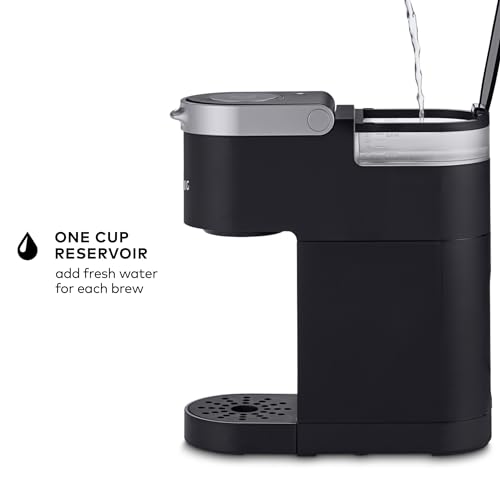 Single Serve K-Cup Pod Coffee Maker, 6 to 12oz Brew, Black J644