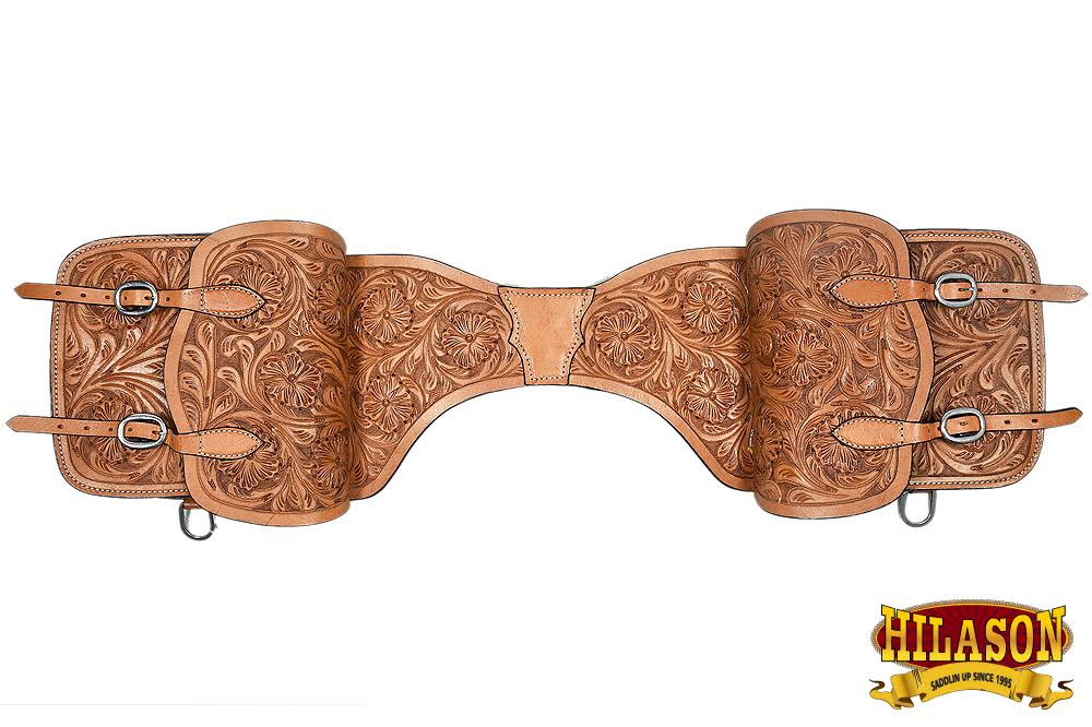 Tan Leather Horse Saddle Bag P615