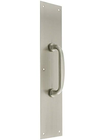 4 x 16 in. Push Plate with Pull Antique Brass I8109