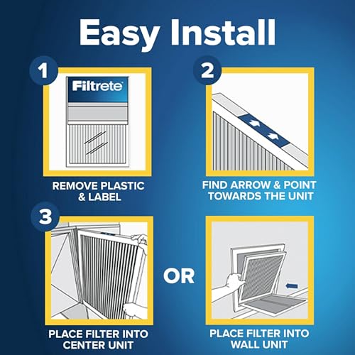 16x25x1 Pleated Air Filter, 2 Filters S9344