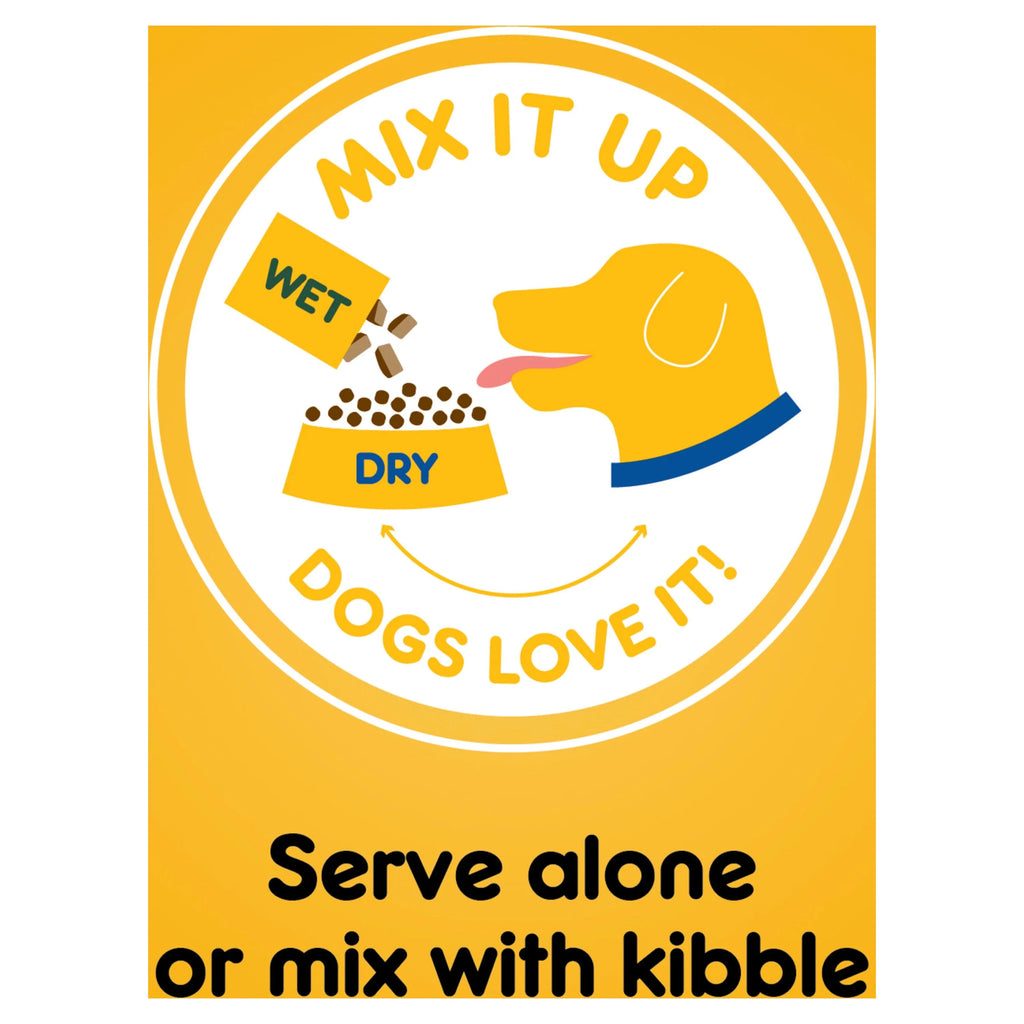 Wet Dog Food Variety Pack, 3.5 Oz Pouches (48 Pack) F365