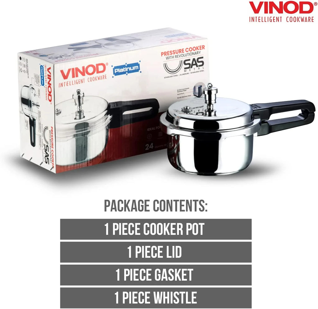 Stainless Steel 3 Liter Induction Base Pressure Cooker T27976