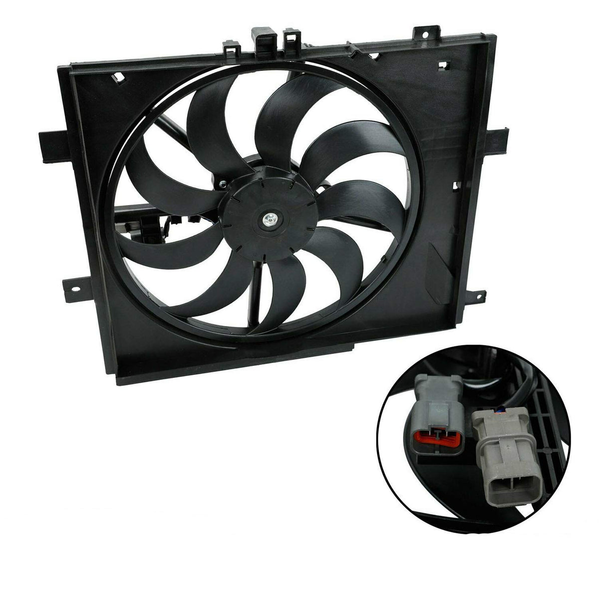 Radiator Condenser AC Cooling Fan Assembly W46386