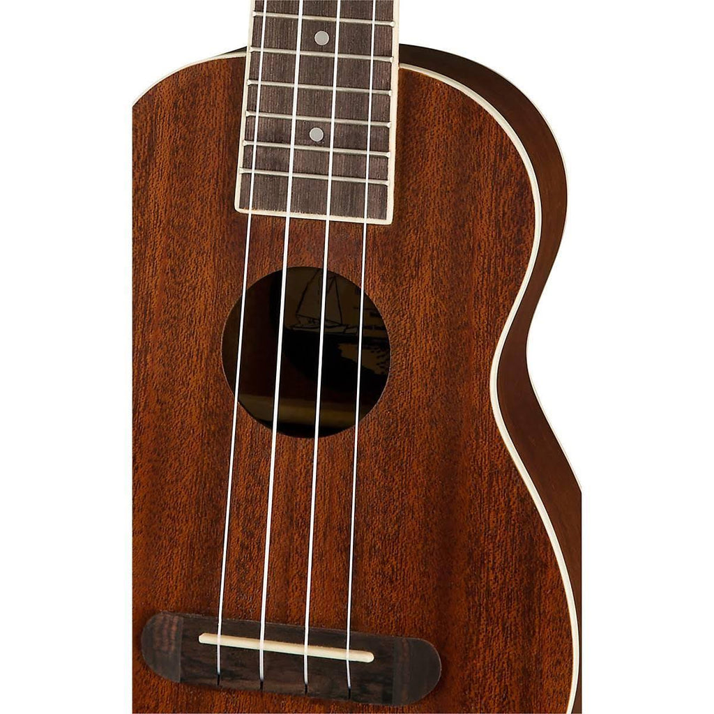 Soprano Acoustic Ukulele with Laminated Mahogany Top and Back S7184