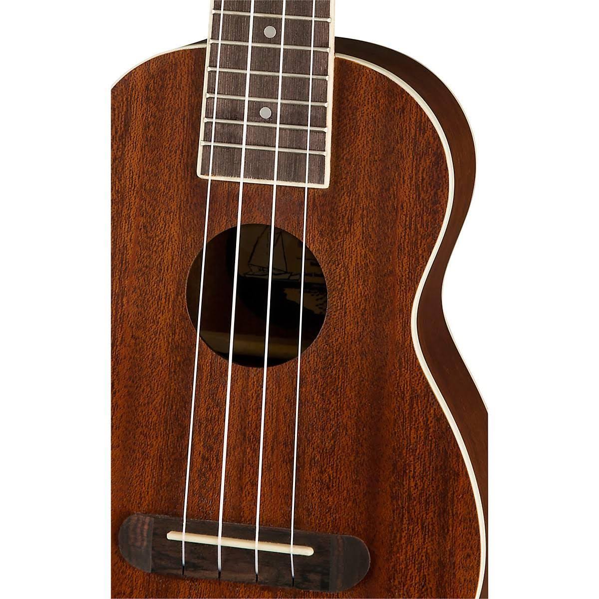 Soprano Acoustic Ukulele with Laminated Mahogany Top and Back S7184
