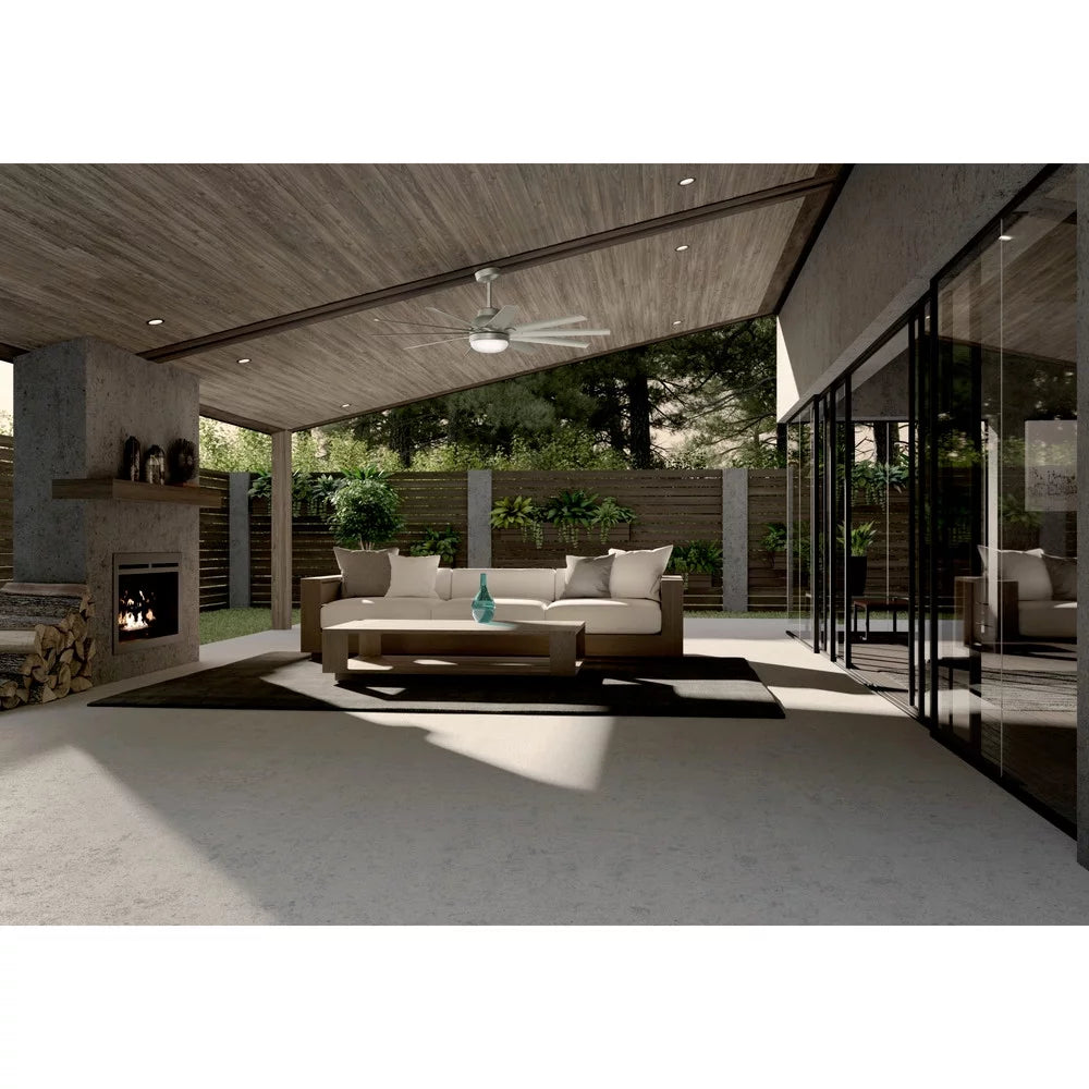 60" 10 Blade Indoor / Outdoor Led Ceiling Fan T629359