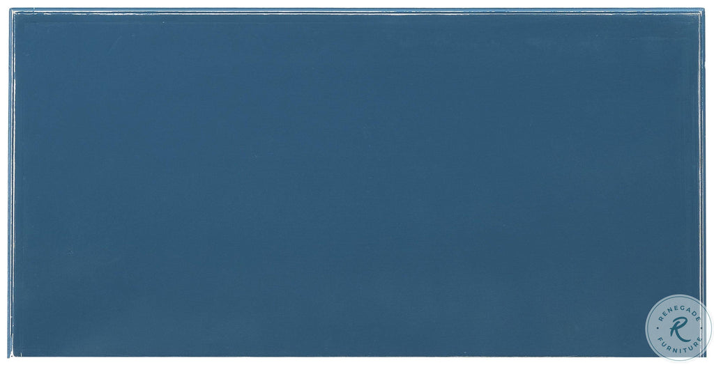 Blue White Two Door Cabinet C85850