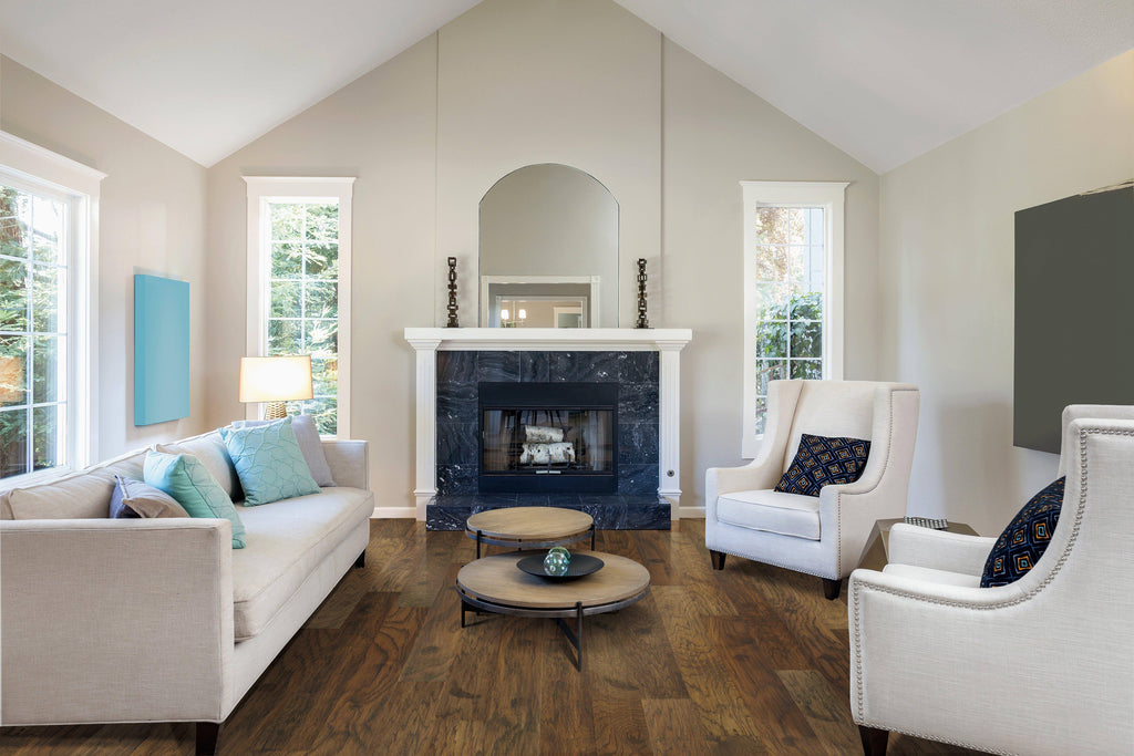 Medium Brown Hickory Locking Engineered Hardwood U792