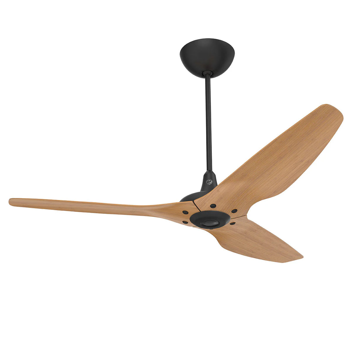 60 Ceiling Fan with Bamboo Blades and Black Finish A431627