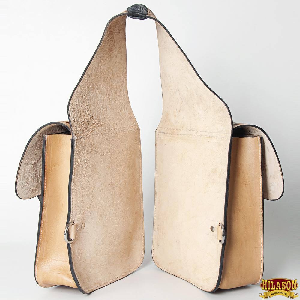 Tan Leather Horse Saddle Bag P615