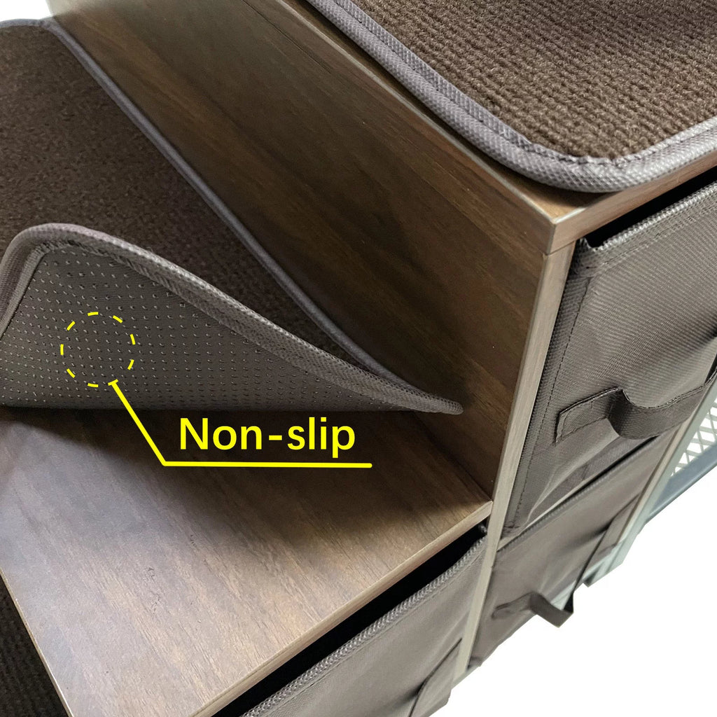 Dog Bunk Bed Elevated with Non-slip Pad and Storage F840751