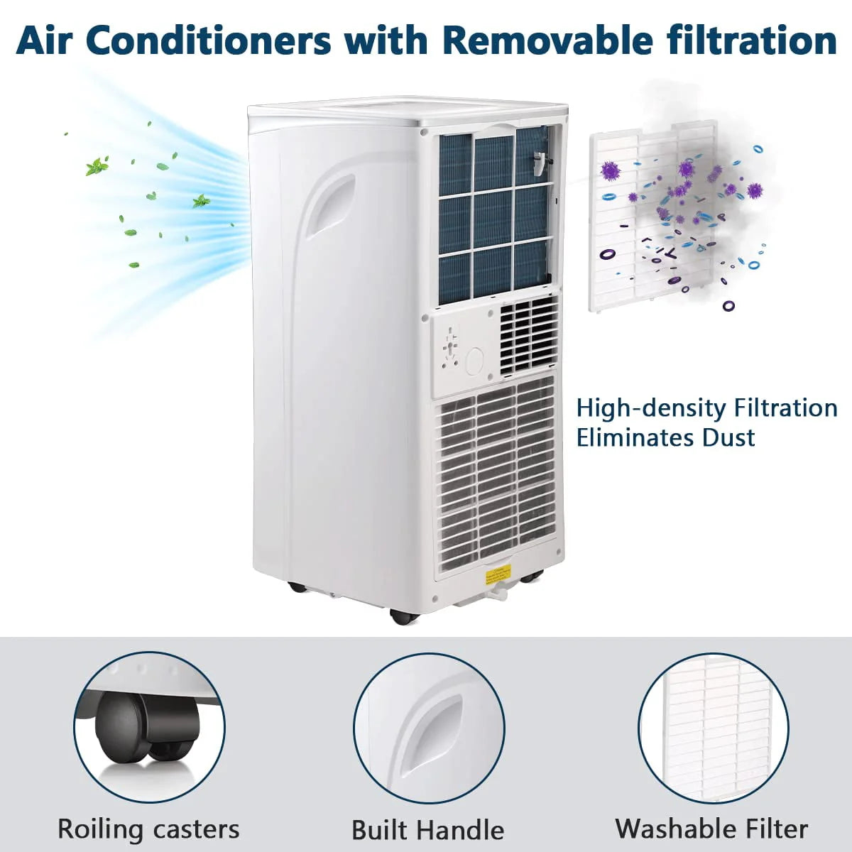 8000 BTU Portable Air Conditioner M76864