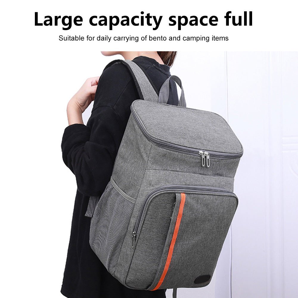 Insulated Cooler Backpack, Navy blue Y297