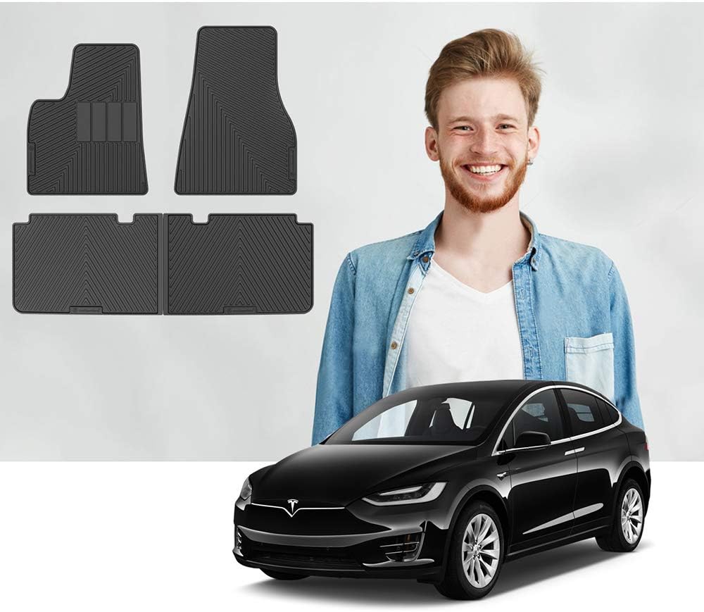 Tesla Model 3 All Weather Floor Mats 7pcs Q17588