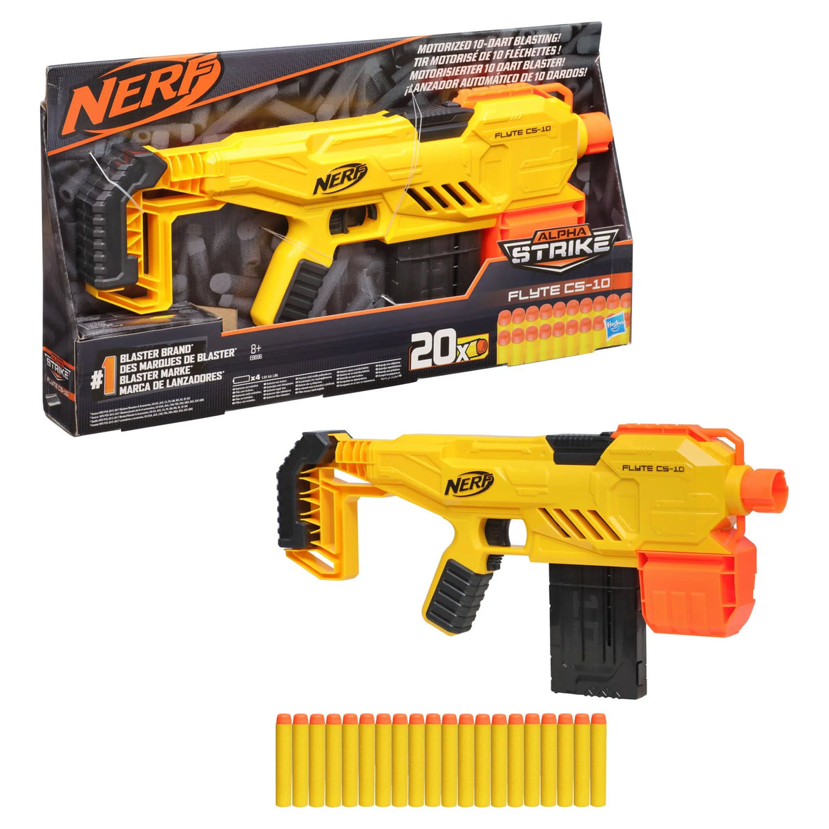Motorized Blaster with 20 Darts and 10-Dart Clip X520487