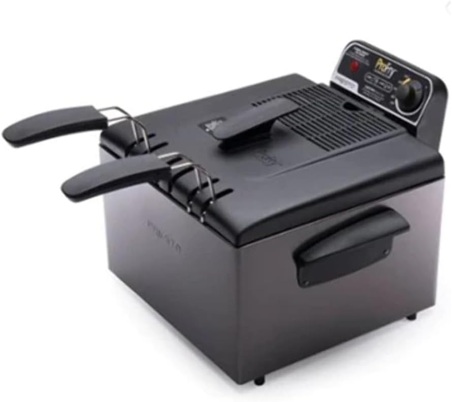 Pro Deep Fryer Black Stainless M8363