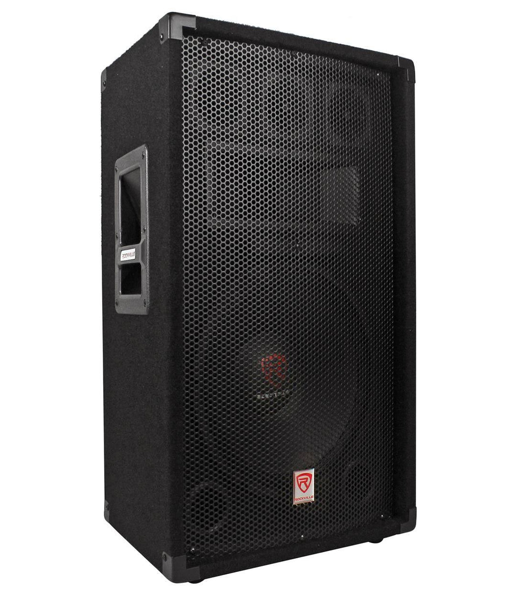 12 3-Way 1000W PA Speakers with Bluetooth Amplifier E93286