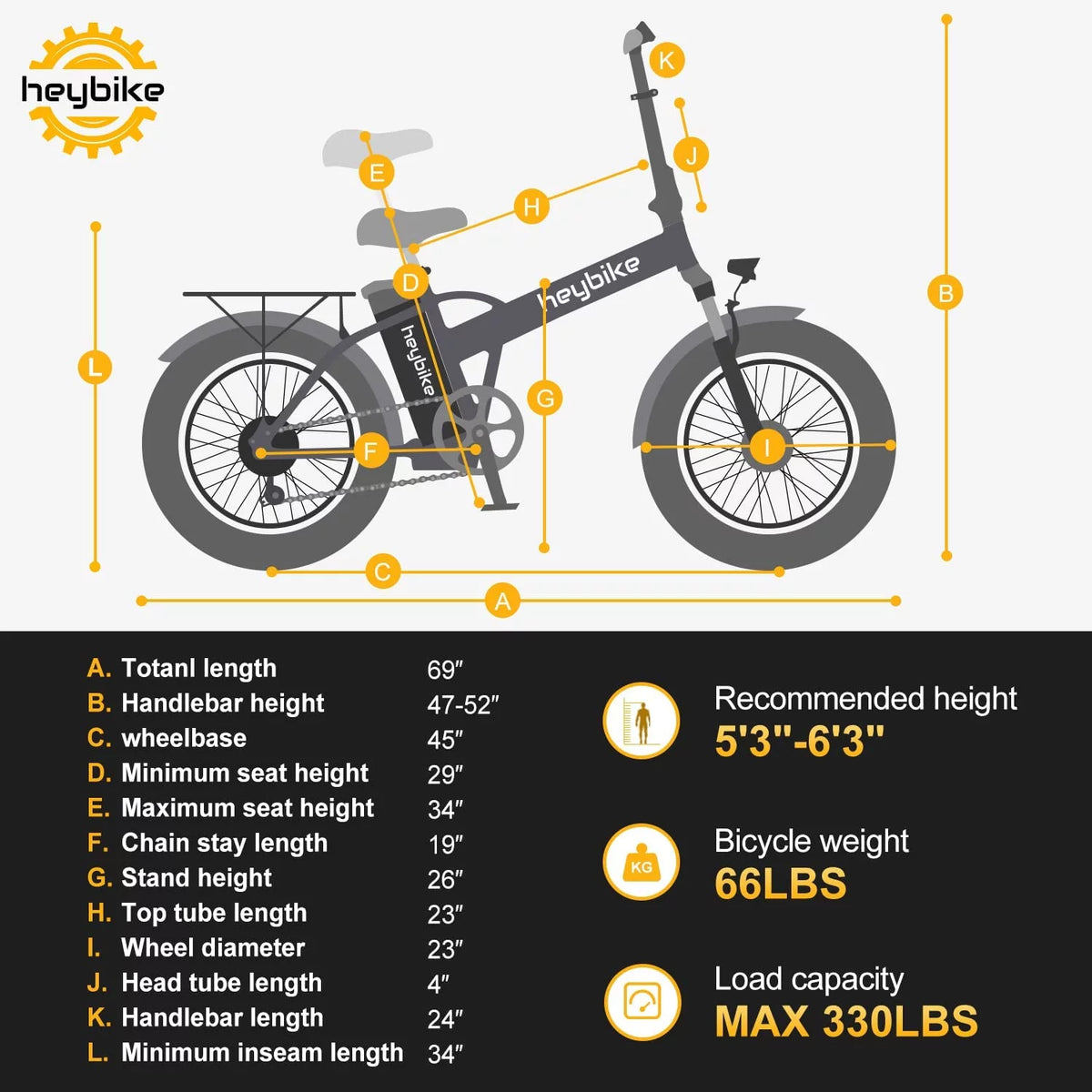 Foldable 20 x 4.0 Fat Tire Electric Bike with 500W Motor D709479