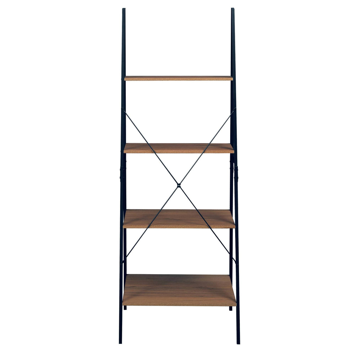 72x22 Ladder Bookcase Urban Walnut W8604