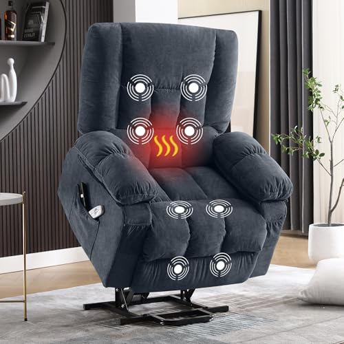 Power Lift Recliner Chair with Vibration Massage and Lumbar Heating I70358