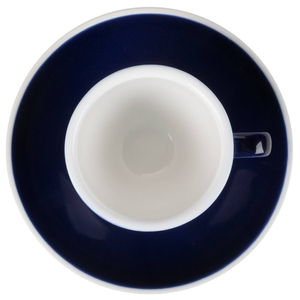 3.5 oz Blue Espresso Cup with Saucer - 48/Case Z721261