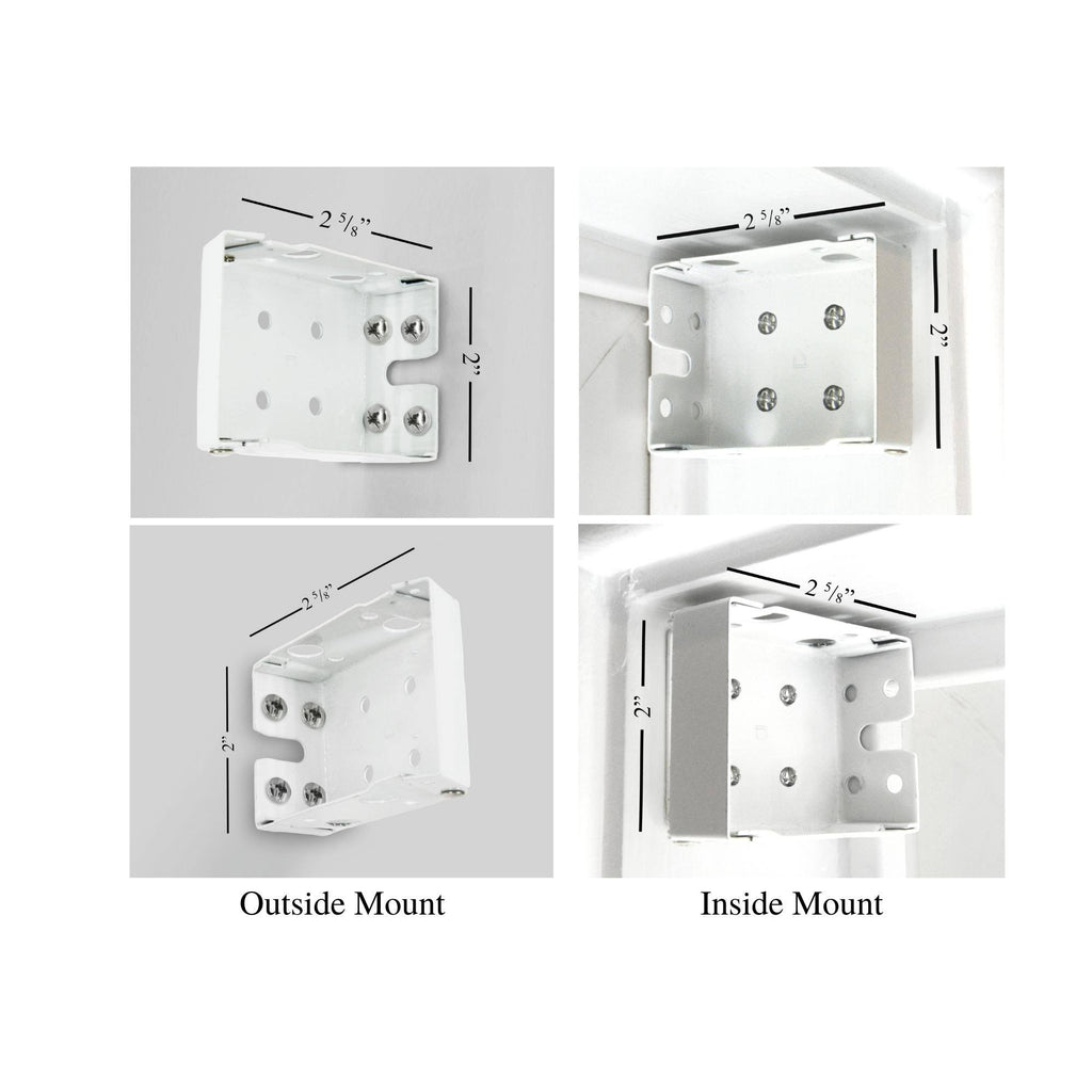 White 68.5 W x 60 H Faux Wood Blinds Q98621