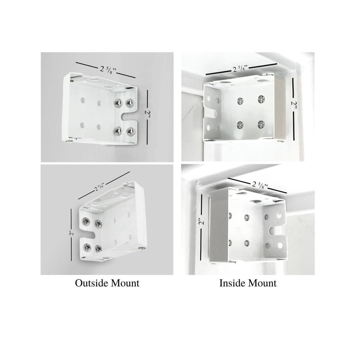 White 68.5 W x 60 H Faux Wood Blinds Q98621